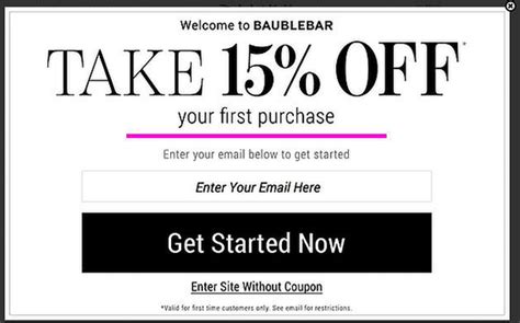 chanel first time buyer coupon code